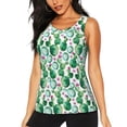 thumbnail image 1 of Gaeub Cactus Plants Women's Workout Tank Tops Lightweight Sleeveless Shirts for Women for Athletic Running Tennis Yoga - Small, 1 of 9