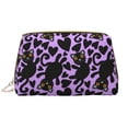 thumbnail image 1 of Gaeub Cartoon Black Cats Printed Travel Cosmetic Bag,Makeup Bag, Large Capacity Toiletry Bag for Women, Portable Pouch Make Up Organizer with Zipper and Divider, 1 of 8
