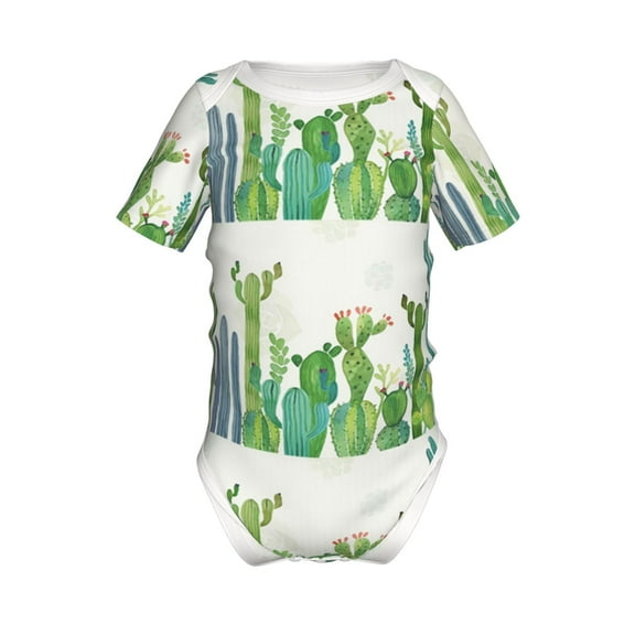 Gaeub Cartoon Cactus Print Infant Climbing Onesie,Toddler Outfit,Newborn Baby Bodysuit,Baby Boy Girl Clothes -
