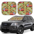 thumbnail image 1 of Gaeub Cartoon Fire Truck Foldable Auto Sun Blocker Visor, Sunshade for Car Front Window, Keeps Your Vehicle Cool - Large, 1 of 7