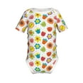 thumbnail image 1 of Gaeub Cartoon Flowers Print Infant Climbing Onesie,Toddler Outfit,Newborn Baby Bodysuit,Baby Boy Girl Clothes -12 Months, 1 of 6