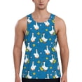 thumbnail image 1 of Gaeub Cartoon Goose Men's Athletic Tank Top, Workout Sleeveless Shirts, Running Tank Tops for Gym, Running, Training - 3X-Large, 1 of 9