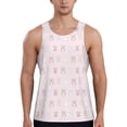 thumbnail image 1 of Gaeub Cartoon Rabbit Men's Athletic Tank Top, Workout Sleeveless Shirts, Running Tank Tops for Gym, Running, Training - XX-Large, 1 of 9