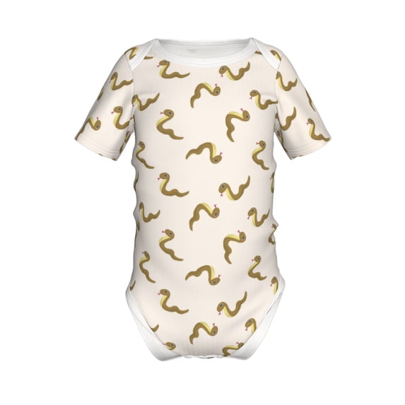 Gaeub Cartoon Snake Print Infant Climbing Onesie,Toddler Outfit,Newborn Baby Bodysuit,Baby Boy Girl Clothes -3 Months