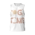 thumbnail image 1 of Gaeub Cat Yoga Time Men's Mesh Basketball Jersey, Quick-Drying Sleeveless Top S-4XL, Loose Muscle Tank Top -Large, 1 of 9