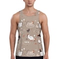 thumbnail image 1 of Gaeub Chicken Men's Athletic Tank Top, Workout Sleeveless Shirts, Running Tank Tops for Gym, Running, Training - X-Large, 1 of 9
