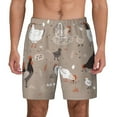 thumbnail image 1 of Gaeub Chicken Mens Swim Trunks Stretch Beach Shorts Quick Dry for Men Swim Shorts Swimwear with Pockets- 3X-Large, 1 of 9