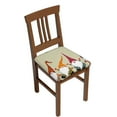thumbnail image 1 of Gaeub Christmas Card With Gnomes Square Chair Seat Cushion Cover,Wear-Resistant Chair Seat Cover, Household Chair Essentials,Anti-Scratch, 1 of 9