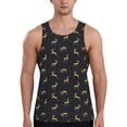 thumbnail image 1 of Gaeub Christmas Deers Men's Athletic Tank Top, Workout Sleeveless Shirts, Running Tank Tops for Gym, Running, Training - Large, 1 of 9
