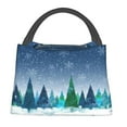 Gaeub Christmas Trees Collapsible Cooler Bag Insulated,Leakproof Food