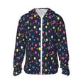 thumbnail image 1 of Gaeub Colored Balloons Men's and Women's UPF 50+ Long-Sleeved Sun Protection Clothing, Fishing Shirt Long Sleeve Zip - X-Large, 1 of 9