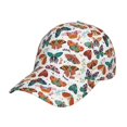thumbnail image 1 of Gaeub Colorful Butterfly Print Baseball Caps,Adjustable Hat, One Size,Fashion Adjustable Dad Hats for Men/Women, 1 of 6