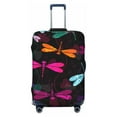 thumbnail image 1 of Gaeub Colorful Dragonflies Elastic Luggage Cover with Concealed Zipper Dust-Proof Luggage Cover Protector - 18-32 inch - X-Large, 1 of 9