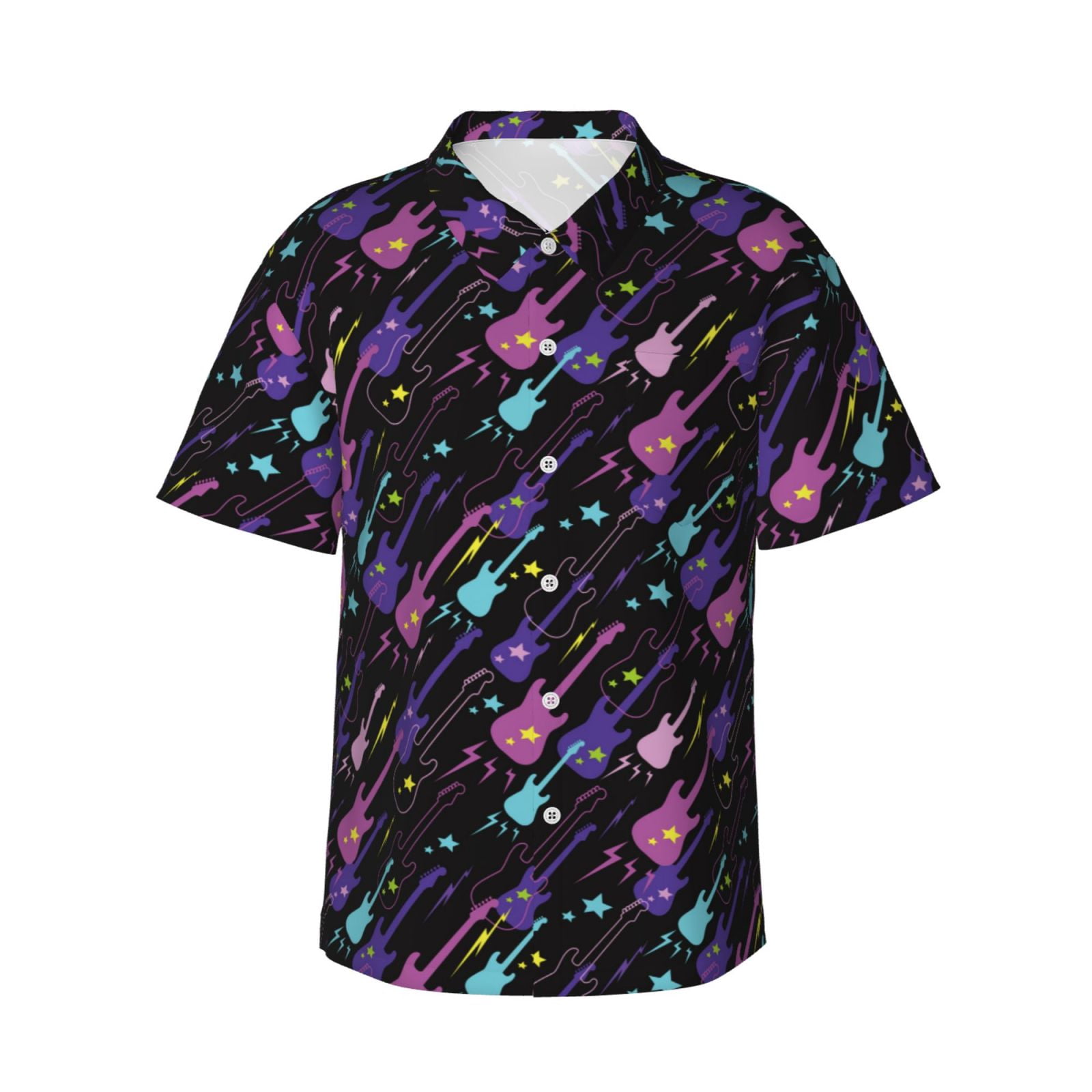 ZCFZJW Men's Hawaiian Shirt Trendy Regular Fit Casual Short Sleeve Floral Button Shirts Tropical Holiday Beach Shirts Summer Outfit Clothes 2025 Mult