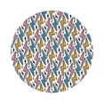 thumbnail image 1 of Gaeub Colorful Lightning Bolts Print 6 Pcs Leather Coasters for Drinks ,Drink Coasters Sets,Drink Table Cup Coasters for Living Room Kitchen Coffee Decor,Round Shape, 1 of 7