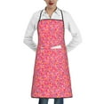 thumbnail image 1 of Gaeub Colorful Sprinkles Donuts Kitchen Cooking Aprons Adjustable Bib Apron Waterdrop and Oil Resistant Kitchen Chef Apron for Women Men, 1 of 7