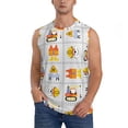 thumbnail image 1 of Gaeub Construction Equipments Worker Men's Sleeveless Muscle Shirts Workout Tank Tops, Odor Protection and Comfortable - Large, 1 of 8