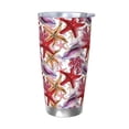 thumbnail image 1 of Gaeub Coral Reef Print 20-Ounce Stainless Steel Car Cup,Tumblers Cups with Lids and Straw,Coffee Cups for Adults Kids Home Car Office School Travel Party-Without Straw, 1 of 8