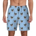 thumbnail image 1 of Gaeub Corgi Dog Mens Swim Trunks Stretch Beach Shorts Quick Dry for Men Swim Shorts Swimwear with Pockets- Small, 1 of 9