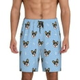 thumbnail image 1 of Gaeub Corgi Dog Printed Men's Short Pajama Pants, Lightweight Lounge & Sleep Bottoms Keep You Cool - 4X-Large, 1 of 9