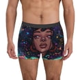 thumbnail image 1 of Gaeub Cosmic Garden Woman Portrait Print Men's Boxer Briefs,Super Fit Boxer Briefs for Men,Quick-Dry Underwear with 4-Way Stretch-Small, 1 of 5