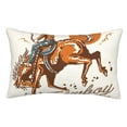 Gaeub Cowboy Riding Horse Flannel Fleece Throw Blanket Cozy Home