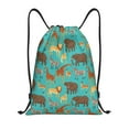 thumbnail image 1 of Gaeub Cute Animals Drawstring Backpack Bag Sport Gym Sackpack Heavy Duty String Backpack for Men Women-Small, 1 of 1