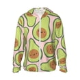thumbnail image 1 of Gaeub Cute Avocado Men's and Women's UPF 50+ Long-Sleeved Sun Protection Clothing, Fishing Shirt Long Sleeve Zip - 3X-Large, 1 of 9
