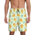 thumbnail image 1 of Gaeub Cute Baby Lion Printed Men's Short Pajama Pants, Lightweight Lounge & Sleep Bottoms Keep You Cool - XX-Large, 1 of 9