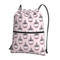 thumbnail image 1 of Gaeub Cute Cupcake Gym Bag Sackpack Sports,Drawstring Backpack Sports Bag for Women Men Large Size, 1 of 6