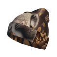 thumbnail image 1 of Gaeub Cute Fallen Leaf Koala Print Unisex Knitted Hat,Warm Winter Beanie,Unisex Fashion Knit Cuffed Cap,Ski Hat for Men and Women, 1 of 6