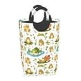 Gaeub Cute Frog Print 50L Large Laundry Hampers with Handles