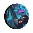 thumbnail image 1 of Gaeub Cute Fuzzy Fantasy Creatures 14-17in Tire Cover, Spare Tire Cover, for Camper Caravan, Trailer, Car, Truck, SUV, Jeep-15 inch, 1 of 6