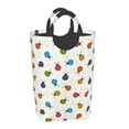 Gaeub Cute Ladybugs Print 50L Large Laundry Hampers with Handles