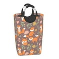 Gaeub Cute Little Fox Print 50L Large Laundry Hampers with Handles