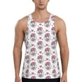thumbnail image 1 of Gaeub Cute Poodle Dog Men's Athletic Tank Top, Workout Sleeveless Shirts, Running Tank Tops for Gym, Running, Training - X-Large, 1 of 9