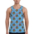 thumbnail image 1 of Gaeub Cute Puppy Men's Athletic Tank Top, Workout Sleeveless Shirts, Running Tank Tops for Gym, Running, Training - 4X-Large, 1 of 9