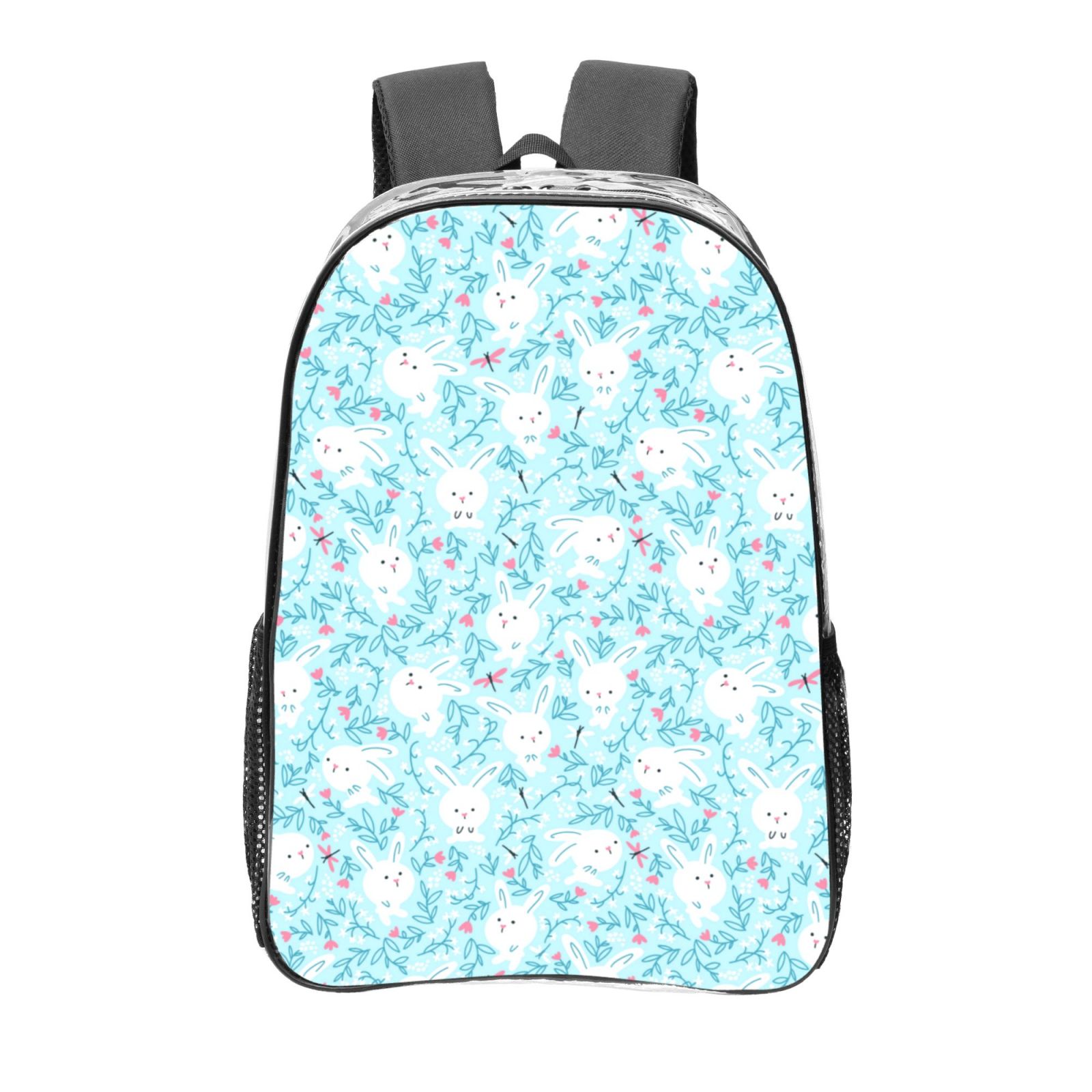 Roller Rabbit Backpack Clear Gaeub Cute Rabbit Print Clear Backpack ,Clear Transparent Backpack, PVC ...