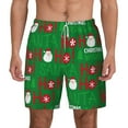 thumbnail image 1 of Gaeub Cute Santa Mens Swim Trunks Stretch Beach Shorts Quick Dry for Men Swim Shorts Swimwear with Pockets- XX-Large, 1 of 9
