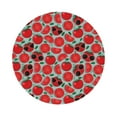 thumbnail image 1 of Gaeub Cute Tomato Print 6 Pcs Leather Coasters for Drinks ,Drink Coasters Sets,Drink Table Cup Coasters for Living Room Kitchen Coffee Decor,Round Shape, 1 of 7