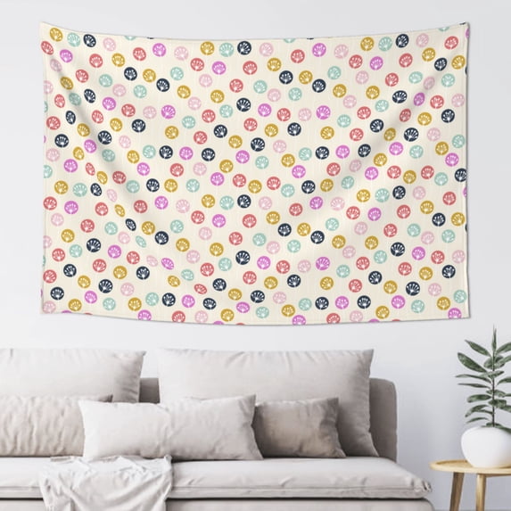 Gaeub Dandelion Floral Print Tapestry Wall Hanging(60x40 inches),Tapestry Home Decor,Wall Art for Living Room Bedroom Home Decor