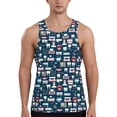 thumbnail image 1 of Gaeub Dental Seamless Men's Athletic Tank Top, Workout Sleeveless Shirts, Running Tank Tops for Gym, Running, Training - Medium, 1 of 9
