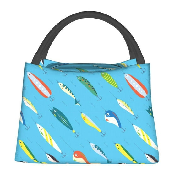 Gaeub Different Color Fishing Bait Collapsible Cooler Bag Insulated,Leakproof Food Bag for Hot or Cold Food Delivery,Travel Insulated Bag, or Beach Cooler Bags