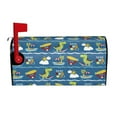 thumbnail image 1 of Gaeub Dinosaur on the Beach Vacation Waterproof and Sunproof Mailbox Protective Cover Magnetic Mailbox Protrective Cover for Outdoor Home Garden Decor - 21x18 in, 1 of 9