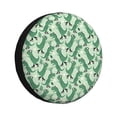 thumbnail image 1 of Gaeub Dinosaurs on Roller Skater 14-17in Tire Cover, Spare Tire Cover, for Camper Caravan, Trailer, Car, Truck, SUV, Jeep - 17 inch, 1 of 9