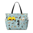 thumbnail image 1 of Gaeub Dog Pets Beach Travel Bag, Multi-Pocket Beach Bag, Summer Vacation Bag, Beach Essentials Tote, 1 of 7