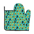 thumbnail image 1 of Gaeub Duck In Black Suit Print Oven Mitts and Pot Holders Sets of 2,Heat Resistant Pad,Cooking Gloves, for Baking BBQ Home Decor, 1 of 7
