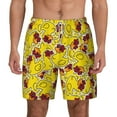 thumbnail image 1 of Gaeub Duck with Star Sunglasses Mens Swim Trunks Stretch Beach Shorts Quick Dry for Men Swim Shorts Swimwear with Pockets- Small, 1 of 9