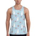 thumbnail image 1 of Gaeub Easter Rabbit Men's Athletic Tank Top, Workout Sleeveless Shirts, Running Tank Tops for Gym, Running, Training - XX-Large, 1 of 9