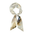 thumbnail image 1 of Gaeub Elegant Butterflies And Pearls Printed Silk Feeling Scarf ， Satin Head Scarf for Women,Silk Neck Scarf,Scarves,ashion Silky Satin Headscarf Wrap, Neck Scarves For Handbag Accessories, 1 of 6